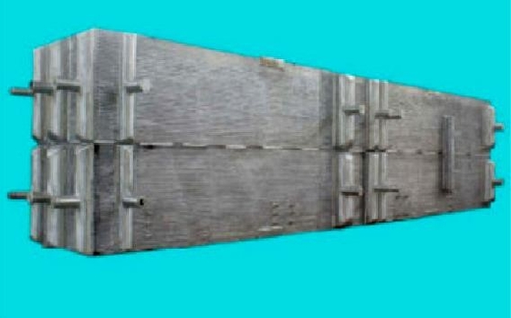 Capacité élevée en aluminium 3000T d'échangeurs de chaleur d'aileron de plat d'anti corrosion