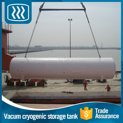 Réservoir de vide remplissant d'azote liquide de cuve de stockage de compresseur d'air de camion de transport d'oxygène liquide d'acier inoxydable à vendre