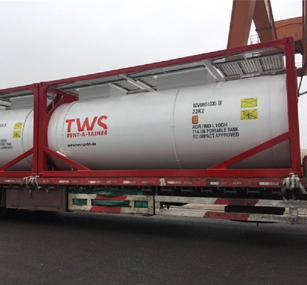 Cuve de stockage cryogénique d'azote liquide de l'OIN de prix concurrentiel de norme de conteneur à haute pression de GNL