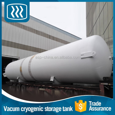 Le vide de Q245-R 06Cr19Ni10 a isolé les cuves de stockage cryogéniques 2900kg