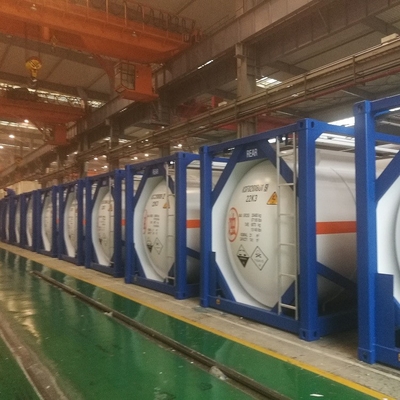 Réservoir portatif T11 T22 de l'ONU du LAr R134a de LO2 LN2 24800 litres