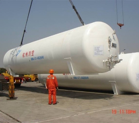 Cuve de stockage cryogénique 2.2MPa de CO2 liquide horizontal de 16MnDR Q235-B