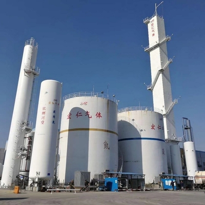 99,6% LO2 99,999% LN2 99,999% LAr Small Air Separation Unit ASU cryogénique